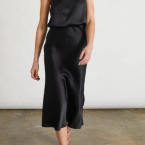 Almina Concept Slip Silk Skirt